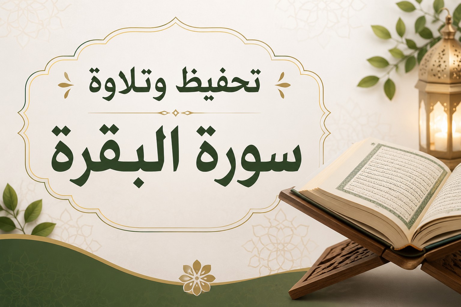 دورة تحفيظ وتلاوة سورة البقرة